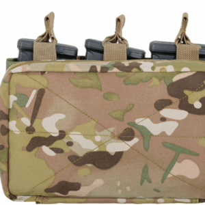 Potrójna ładownica karabinowa z zasobnikiem – Multicamo